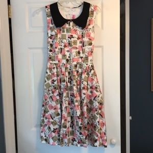 Pinup Couture squirrel print dress size small